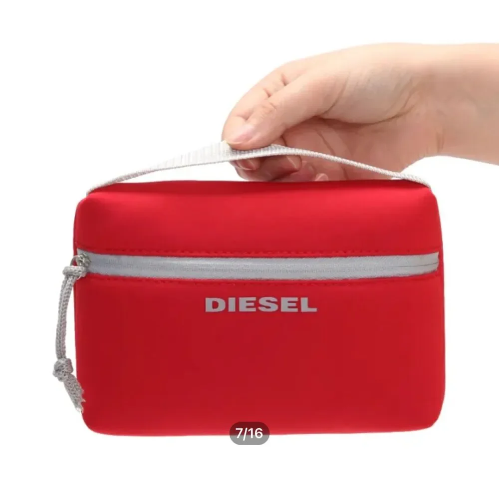 DIESEL Diving Fabric Amenity Pouch Toiletry Bag Cosmetic Bag From Alitalia.